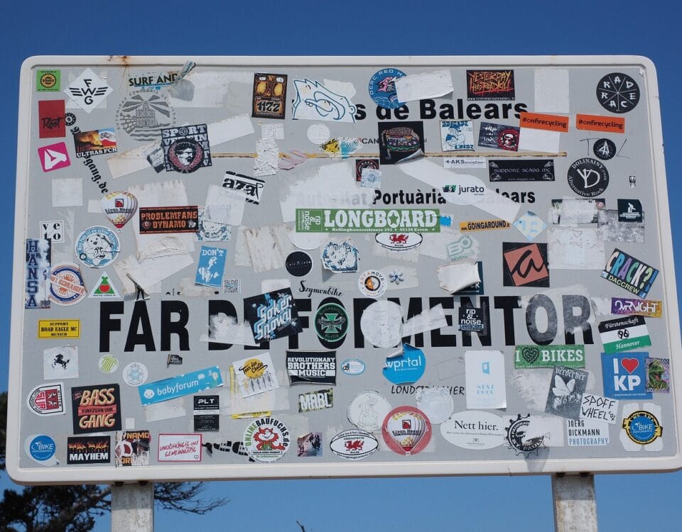 sign, street sign, cap formentor