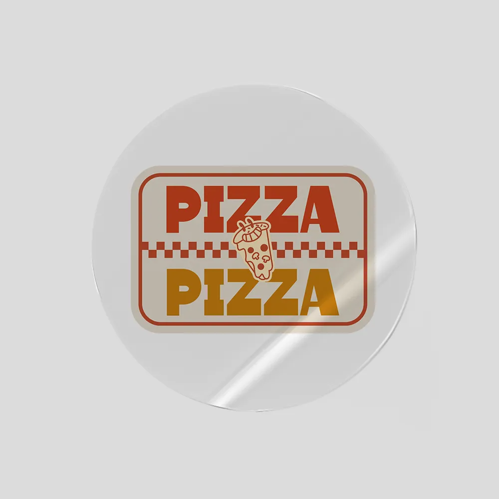 Round Transparent Stickers