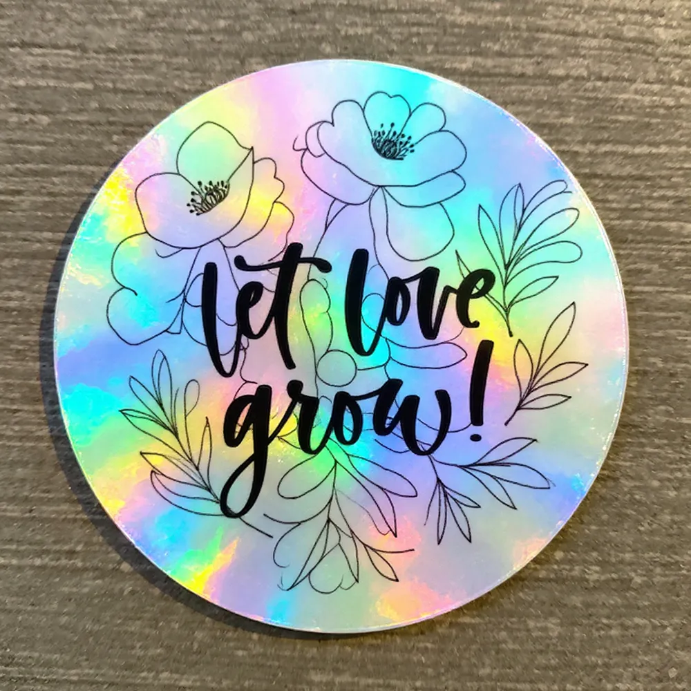 Round Holographic Stickers