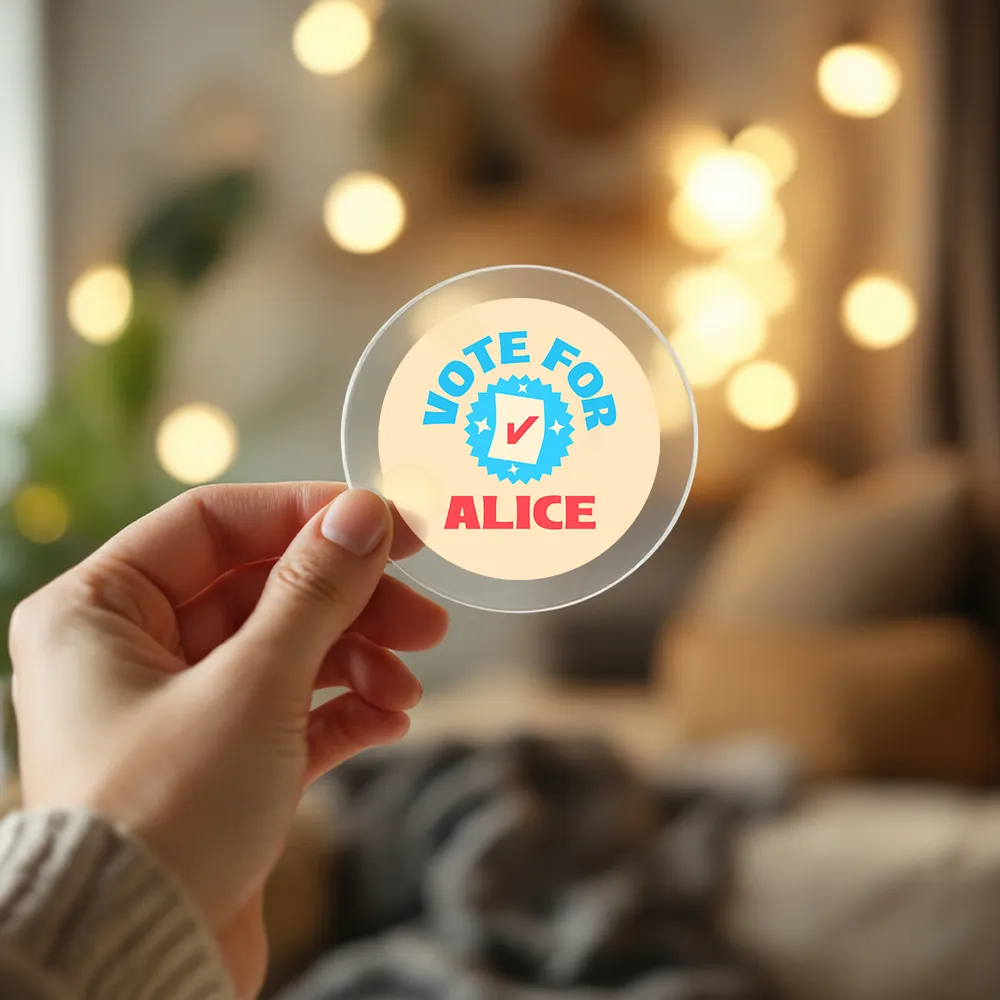 Round Transparent Stickers