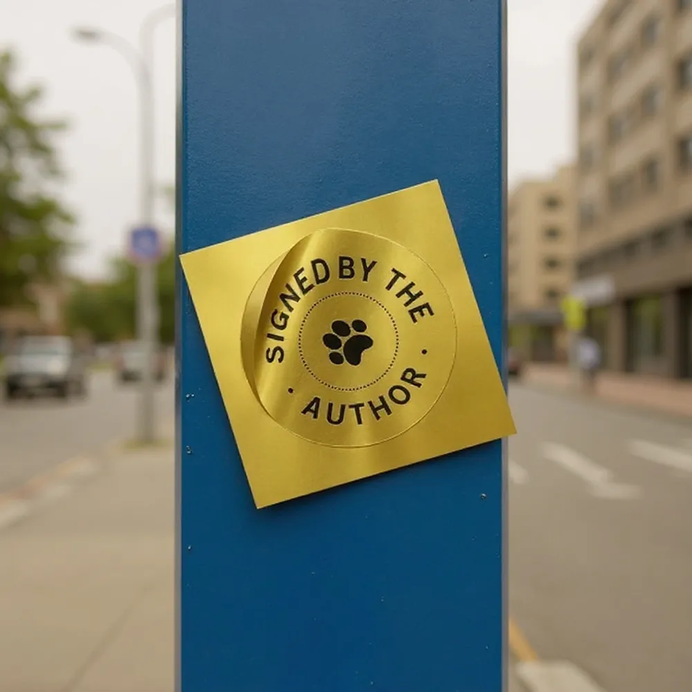 Round Gold Stickers