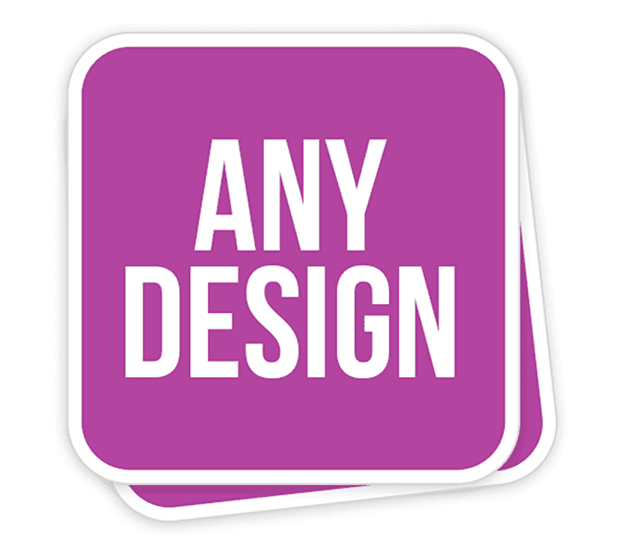 Rounded Corner Stickers